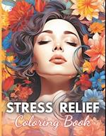 Stress Relief Woman Coloring Book for Adult