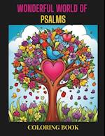 Kid's Coloring Book: Wonderful World of Psalms for Kids Ages 4-12+. Part of the Wonderful World of... Collection. 48 Page Coloring Book 