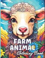 Farm Animal Mandala Coloring Book: 100+ High-Quality Coloring Pages for All Ages 