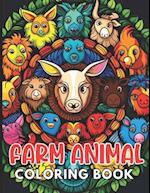 Farm Animal Mandala Coloring Book: New and Exciting Designs Suitable for All Ages 