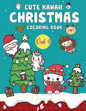 Cute Kawaii Christmas Coloring Book Vol 1