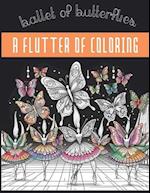 A Flutter of Coloring: ballet of butterflies 