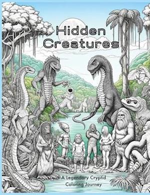 Hidden Creatures: A Legendary Cryptid Coloring Journey