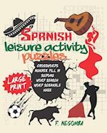 SPANISH LEISURE ACTIVITY PUZZLES 