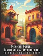 Mexican Houses Landscapes & Architecture Coloring Book for Adults