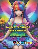 Fantasy World of Teen Fairies Coloring Book 