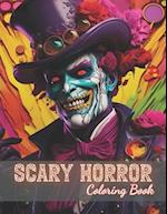 Scary Horror Coloring Book for Adult