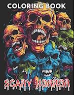 Scary Horror Coloring Book for Adult