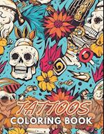 Tattoos Coloring Book for Adults