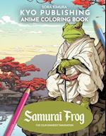 Anime Coloring book Samurai Frog