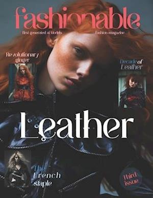 Fashionable Magazine: Leather - Third Issue - First Generated Ai Models - Fashion magazine - Journey Into The Fashion World: Leather - Third Issue - F