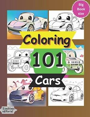 Coloring 101 Cars : Coloring book for kids activities