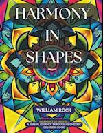 Harmony in Shapes: A Serene Journey through Geometric Coloring 