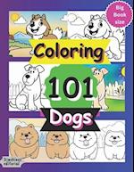 Coloring 101 Dogs: Coloring Book for Kids 