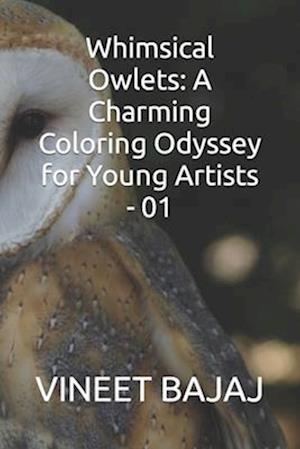 Whimsical Owlets: A Charming Coloring Odyssey for Young Artists - 01