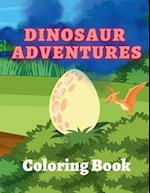 Dinosaur Adventures Coloring Book 