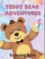 Teddy Bear Adventures Coloring Book 