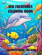 Sea Creatures Coloring Book