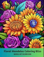 Floral Mandalas Coloring Bliss