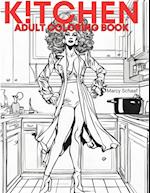 Kitchen Coloring Book 