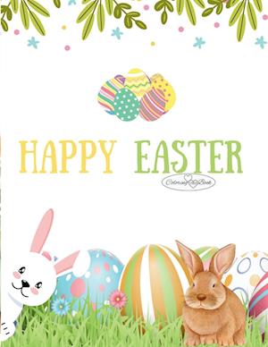 Happy Easter Coloring Book