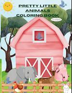 The Pretty Little Animals Coloring Book 