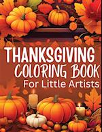 Thanksgiving Coloring Book for Little Artists