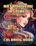 Art Nouveau Inspired Coloring Book 