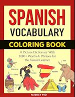 Spanish Vocabulary Coloring Book