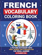 French Vocabulary Coloring Book