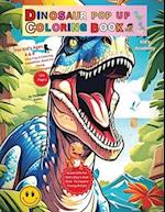 Dinosaur Pop Up Coloring Book.