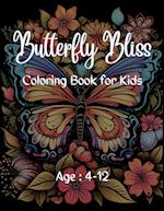Butterfly Bliss Coloring Book for Kids