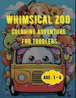 Whimsical Zoo Coloring Adventure for Toddlers