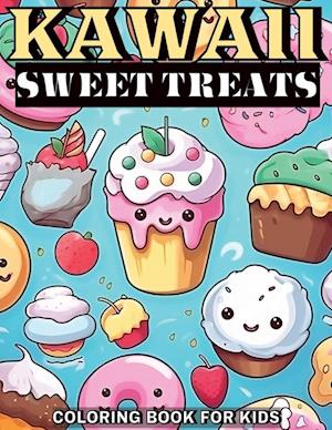 Kawaii Sweet Treats Coloring Book for Kids