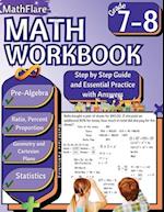 MathFlare - Math Workbook 7th and 8th Grade