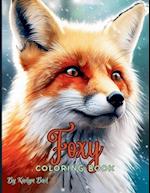 Foxy Realistic Fox Coloring Book