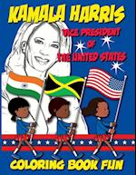 Kamala Harris Vice President of The United States - Coloring Book Fun