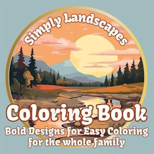 Simply Landscapes Coloring Book