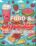 Food & Snacks Coloring Book