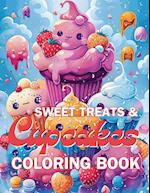 Sweet Treats & Cupcake Coloring Book