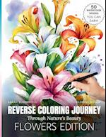 Reverse coloring Journey Through Nature's Beauty