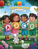 Abc Coloring Book For Baby Shower