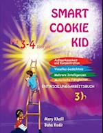 Smart Cookie Kid Für 3-4-Jährige Aufmerksamkeit und Konzentration Visuelles Gedächtnis Mehrere Intelligenzen Motorische Fähigkeiten Entwicklungsarbeit