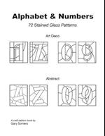 Stained Glass Alphabet and Numbers