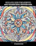 Color Me Peaceful Adult Coloring Book and Gratitude Guide