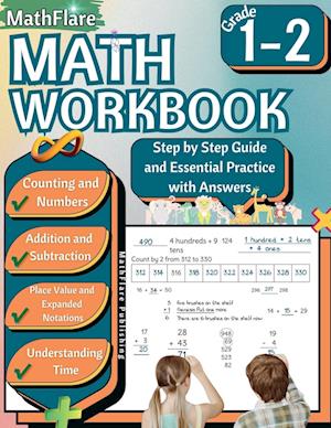 MathFlare - Math Workbook 1st and 2nd Grade