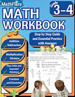 MathFlare - Math Workbook 3rd and 4th Grade