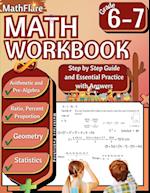 MathFlare - Math Workbook 6th and 7th Grade