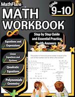 MathFlare - Math Workbook 9th and 10th Grade