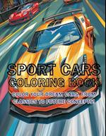 Sport Cars Coloring Book